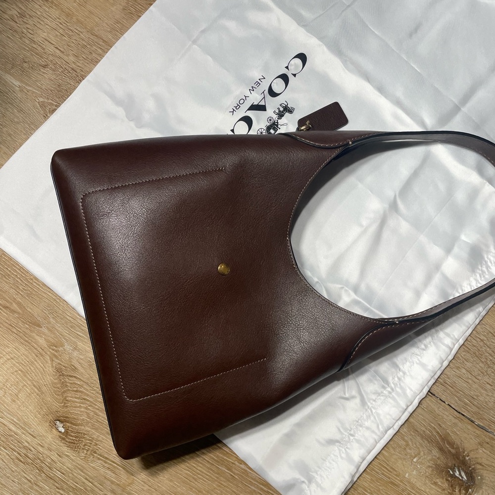 Coach Rich Brown Leather Tote - Picture 10 of 14